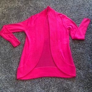 Pink cardigan